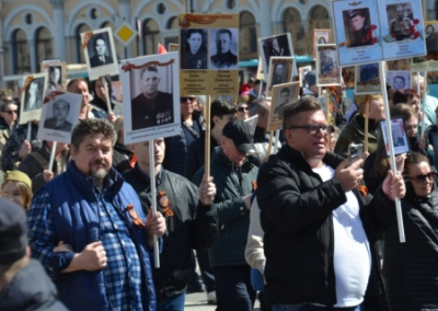 В Санкт-Петербурге в акции «Бессмертного полка» приняли участие более миллиона человек