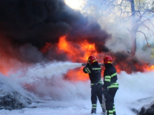 В Тернопольской области выгорел склад в воинской части