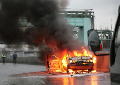По всей Украине горят автомобили сотрудников ТЦК