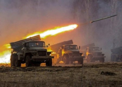 Боевики Зеленского прибыли под Донецк с модернизированными реактивными установками «Град»