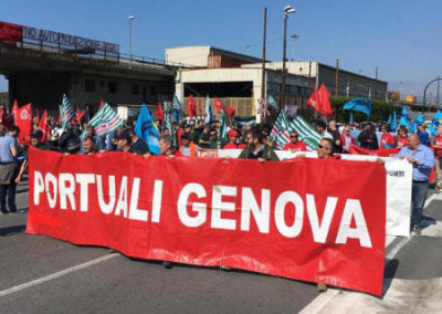 Профсоюзы Генуи против милитаризации Европы и вооружения Украины. В Италии ширится антивоенное движение