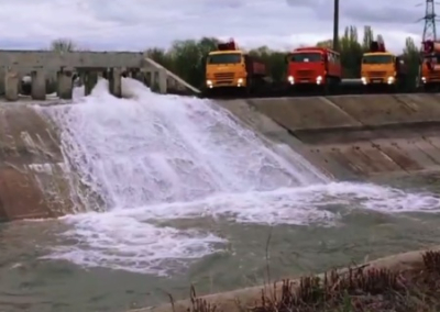 «Большая вода» пришла. Для жителей Донбасса запустили водовод из реки Дон