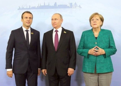 Киев занервничал: лидеры Франции, Германии и России могут обсудить Украину на своей видеоконференции