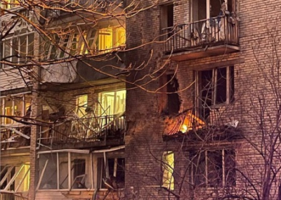 В Санкт-Петербурге беспилотник атаковал многоквартирный жилой дом