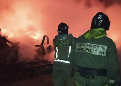 Под Рязанью в результате взрыва бензовоза на аэродроме погибли три человека