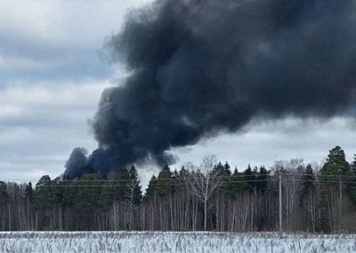 Тянули на вынужденную. В Иваново упал ИЛ-76