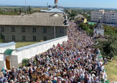 Крестный ход верующих Украинской православной церкви. Последняя попытка протеста?