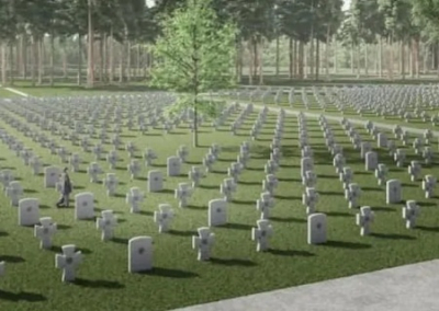На Украине утвердили дизайн могил для ВСУшников — калька американского военного кладбища в Арлингтоне