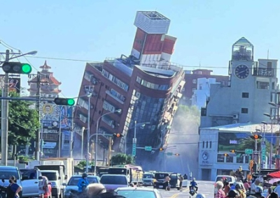 На Тайване произошло землетрясение сопоставимое по мощности с 32 ядерными бомбами