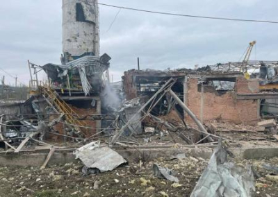 Су-35 ВКС РФ ударили по позициям укронацистов в Орехове Запорожской области