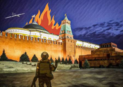 «Укрпочта» анонсировала новую марку с беспилотником над Кремлём