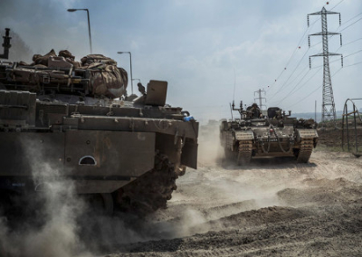В Палестине израильский танк расстрелял мирных людей в автомобиле