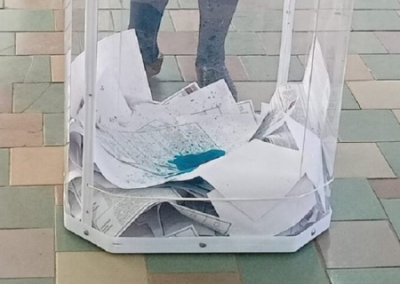 В России начались случаи порчи бюллетеней избирателями — по заданию СБУ