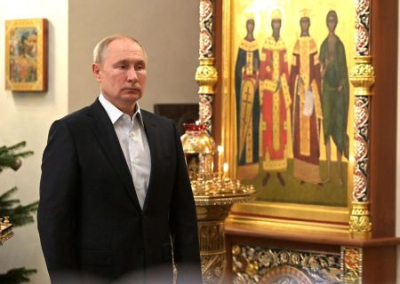 Путин поздравил православных христиан и всех граждан России с праздником Пасхи
