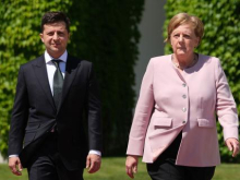 Зеленский намерен обсудить с Меркель остановку «Северного потока-2» и «деоккупацию Крыма»