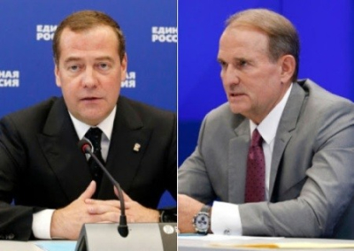 Медведев сравнил санкции против Медведчука с приговорами троек НКВД
