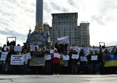 На Украине прошли митинги с требованием демобилизации ВСУшников