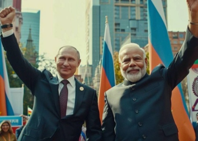 Bloomberg окрестил предстоящий визит Моди в Россию триумфом Путина