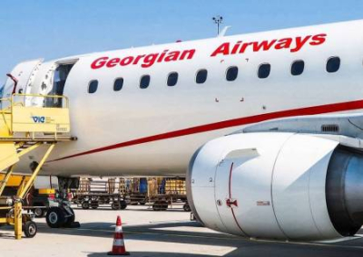 Грузинские предатели! Зеленский обиделся на авиакомпанию Georgian Airways за полёты в Россию