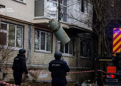 Украинские власти жертвовали жителями Киева и их жильём, защищая объекты ГУР во время ракетной атаки