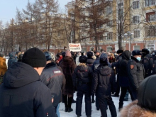 В России начались акции в поддержку Навального