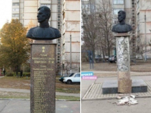 В Харькове разбили памятник советским воинам