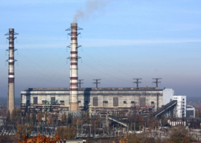 «Центрэнерго» заявляет о полном разрушении Трипольской ТЭС под Киевом