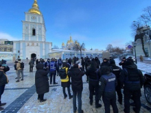 В Киеве задержали участников антифашистской акции против ультраправого насилия